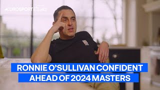 8 8 8  lets go for it  Ronnie OSullivan confident over Masters chances 💪  The Masters 2024 [upl. by Enella419]