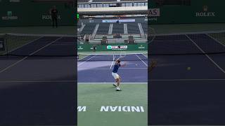 Medvedev vs Tsitsipas practice in an empty Tennis Paradise arena tennis [upl. by Clim438]