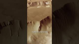 Mars vast system of deep and steep valleys 🔴 shorts [upl. by Buff]