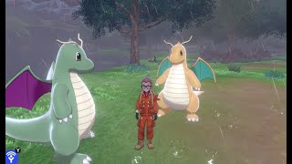 How to Get DRAGONITE IN THE WILD in the CROWN TUNDRA Pokemon Sword and Shield DLC [upl. by Ayimat]