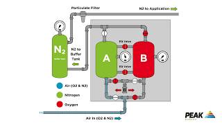 How a PSA nitrogen generator system works [upl. by Ssenav942]