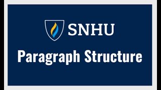 Paragraph Structure [upl. by Saidel410]