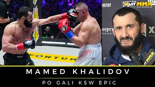 MAMED KHALIDOV  KSW Epic  Przegrana walka z Adamkiem  Kontuzja  Powrót do MMA [upl. by Longwood]