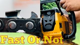 Is It Fast Chain And Chainsaw Test Impressive Or Not [upl. by Deckert]