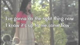 Its Not Too Late  Demi Lovato karaoke wlyrics [upl. by Lacefield]