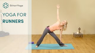 Yoga practice for runners 20min sequence [upl. by Hallee]