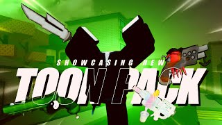 Showcasing New Toon Pack  Da Hood [upl. by Kincaid]