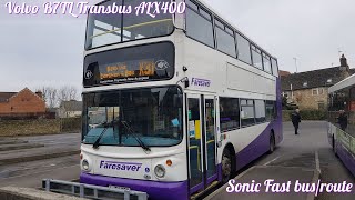 🎄 EXArriva Volvo B7TL Transbus ALX400 X31 Chippenham to Bath LJ54 BDXFaresaver [upl. by Aloise]