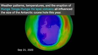 2023 Ozone Hole Update [upl. by Jasper]