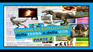 🌍🌈🌴🌕🕘 STORIA DELLA TERRA E DELLA VITA  PARTE 2  ERE E PERIODI  origine ed evoluzione della vita [upl. by Benoit234]