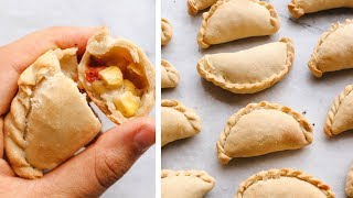 How to Make CORN EMPANADAS 🌽  Easy Vegan Recipe [upl. by Bernat]