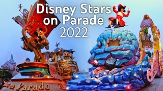 4K Disney Stars On Parade 2022  Disneyland Paris [upl. by Enelcaj42]