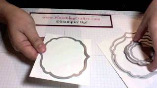 Stampin Up How to use the Framelits Dies [upl. by Alin681]