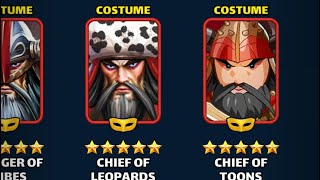 Empires Puzzles  Costumes Pulls for Khagan Toon on second account [upl. by Poppy141]