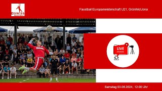 Faustball Europameisterschaft U21 Grünfeld Jona Tag 2 [upl. by Akinal119]