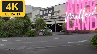 Walk in Auckland  Milford  North Shore Suburb  4K [upl. by Hennahane]