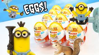 Despicable ME 4 Kinder Joy Sticky Minion figure Collection Review [upl. by Chelsae533]