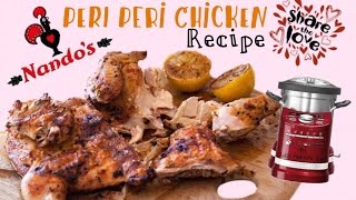 Nandos Peri Peri Chicken Recipe DIY make it at Home  KitchenAid ARTISAN cook processor Thermomix [upl. by Ymmaj]