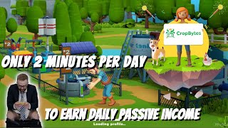 Cropbytes Tutorial  Passive Income Farming Game [upl. by Akaya892]