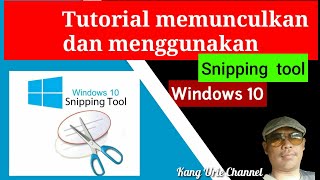 Cara Memunculkan Snipping tool bawaan Windows 10 untuk Screenshot [upl. by Lammond]