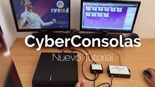 Conexión paso a paso de CyberConsolas  CyberPlanet [upl. by Enitsuga895]