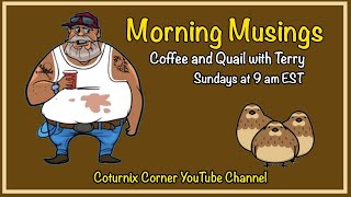 Morning Musings  Coturnix Corner [upl. by Arremat]