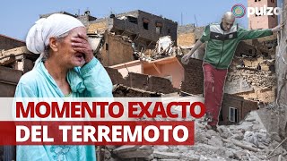 Terremoto en Marruecos impactantes videos del momento exacto de la catástrofe  Pulzo [upl. by Cochrane266]