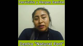 CERVICITIS Y HERPES GENITAL  TRATAMIENTO CON MEDICINA NATURAL [upl. by Dusa]