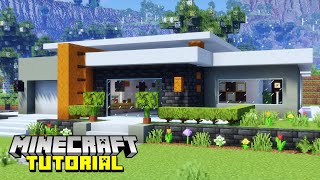 🏡 Cómo hacer una CASA MODERNA en Minecraft 120 FÁCIL y RÁPIDO  LGDC  Ep 19 [upl. by Malanie538]