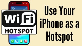 How to Use Your iPhone as a Hotspot  How to Turn Your Phone Into a WiFi Hotspot [upl. by Sherj]