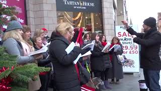 Christmas Carols High Street Perth Perthshire Scotland [upl. by Adnoral]