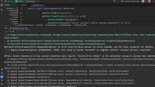 Configurando SEQUENCE no entity framework para postgres dotnetcore postgresql entityframework [upl. by Cyrus618]