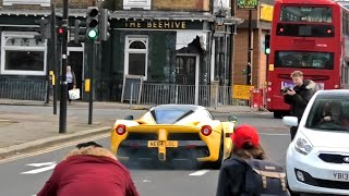 Supercars Accelerating CRAZY SOUNDS  Aventador SVJ LaFerrari 812 Superfast [upl. by Fahy]