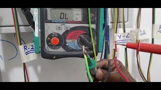 How to Megger meter Megger Testing in wire work in Dubai [upl. by Ulu]