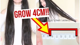 GROW YOUR HAIR FASTER amp LONGER IN 1 WEEK PROOF [upl. by Warga967]