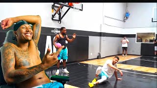 Duke Dennis Reacts To Cash vs Brawadis 1v1 Rivalry Basketball Game [upl. by Anai607]