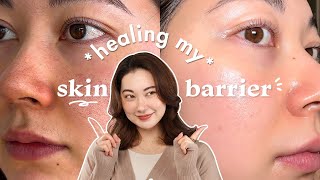 How I heal my Skin Barrier in 1 WEEK my skincare routine for irritated skin 😮‍💨 [upl. by Rosenkranz800]