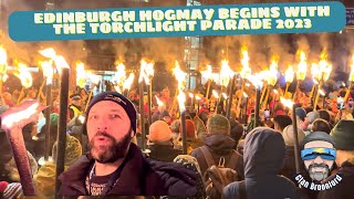 Edinburgh Hogmanay begins with the Torchlight parade 2023 [upl. by Cynthea]