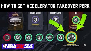 FASTEST WAY TO GET ACCELERATOR IN NBA 2K24 [upl. by Raynard]