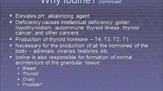 Jorge Flechas MD Iodine Deficiency Impacts Health Far Beyond Thyroid Hormone Production [upl. by Alcock206]