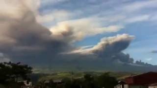 Vulkanausbruch Turrialba 19 September 2016  Aschewolke [upl. by Nesline]