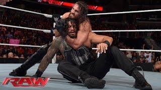 Roman Reigns vs Seth Rollins Raw December 29 2014 [upl. by Evita]