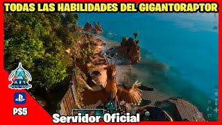 TODO sobre GIGANTORAPTOR  Habilidades completas  ARK Ascended [upl. by Iddo]