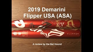 2019 Demarini Flipper USA ASA  Bat Review [upl. by Junieta]