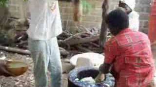 Pounding Yams in Benin [upl. by Anjanette]