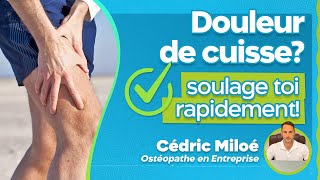 Douleur de cuisse  la Cruralgie les Exercices qui vont te Soulager [upl. by Col]