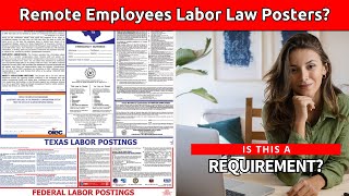 Labor Law Posters for Remote Workers Legally Required or Optional 📃 [upl. by Zetnod831]