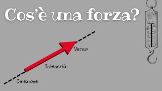 1 Le forze  Intensità direzione verso unità di misura e dinamometro Videolezione di Fisica [upl. by Hsital]