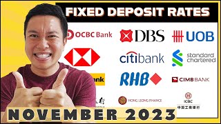 I found the BEST Fixed Deposit Rates for November 2023 [upl. by Gingras440]