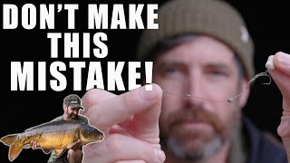 Carp Fishing Rig Length Explained  The secret to more bites carp rig tutorials [upl. by Kaleena147]